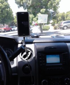 Scosche MAGWDM MagicMount Flex Neck Suction Cup Car Phone Mount for Dashboard/Windshield, 360° Adjustable Magnetic Head, Universal Cell Phone Holder Compatible with iPhone, Samsung & All Devices XL 39 81quxu7zcL