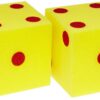 SI Manufacturing Giant Foam Dot Dice, 1 Pair - 040-3985