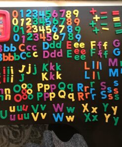 Educational Insights Multicolored AlphaMagnets and MathMagnets, 214 Pieces 37 81qwWAdZW L