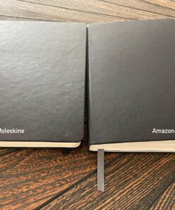 Amazon Basics Classic Notebook, Line Ruled, 240 Pages, Black, Hardcover, 5 x 8.25-Inch 49 81qwZhTqeaL
