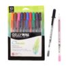 SAKURA Gelly Roll Gel Pens - Medium Point Ink Pen for Journaling, Art, or Drawing - Assorted Colored Ink - 10 Pack 10 Count (Pack of 1) 9 81qxLywSgBL