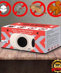 KN-18 Double Ultrasonic Mouse, Rat, Rodent, Squirrel Repeller white 8 81qy7OAw4YL