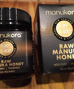 Manukora Raw Manuka Honey, MGO 850+ from New Zealand, Non-GMO, Monofloral, Traceable from Hive to Hand, Daily Digestive & Immune Support - 250g (8.82 Oz) 8.82 Ounce (Pack of 1) 61 81r O2ypl9L