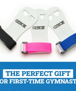 Gibson Rainbow Gymnastics Hand Grips, MADE IN USA Large Blue 18 81r08alpasL