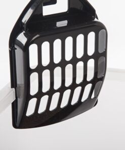 IRIS USA Open-Top Cat Litter Box with Shield and Scoop, Black Regular 29 81r0CTSReL