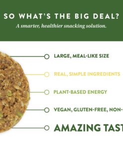 Protein Puck Plant Based Bars | Snacks with 13 grams of Vegan Protein | Gluten Free, Non Dairy, Kosher Certified Non GMO Premium Healthy Bar | Good Vibes, 16 Count (1 Pack) Good Vibes - Coconut, Dates 16 Count (Pack of 1) 10 81r0FWyAeJL