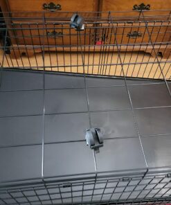 MidWest Homes for Pets Universal Crate Casters, 2 count (pack of 1) Black 14 81r2CwMLtL