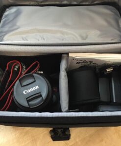 Canon 9320A023 100ES Shoulder Bag, Black,Small Size 28 81r3Dh2JBZL