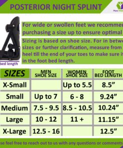 MARS WELLNESS Plantar Fasciitis Posterior Night Splint - Medium Medium (Pack of 1) 24 81r5HE4Z1VL 1