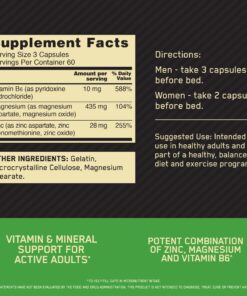 OPTIMUM NUTRITION Muscle Recovery and Endurance Supplement for Men and Women, Zinc and Magnesium Supplement, 180 Count 180 Count (Pack of 1) 23 81r6pMlsGxL