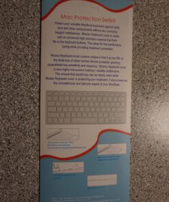 MOSISO Silicone Keyboard Cover Compatible with MacBook Air 13 inch A1466 A1369 2010-2017&Compatible with MacBook Pro 13/15 inch (with/Without Retina Display, 2015 or Older Version), Black 42 81r8 viGMqL