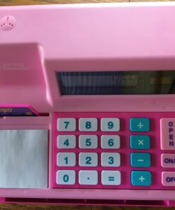 Learning Resources Pretend & Play Calculator Cash Register Pink - 73 Pieces, Ages 3+, Cash Register for Kids, Play Money for Kids, Toddlers Toys, Toy Register 27 81r9AI4Hr L