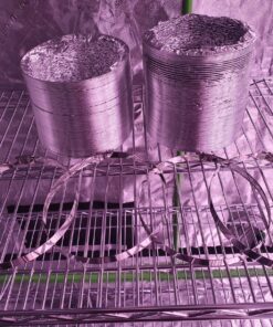 VIVOSUN 2-Pack 6 Inch 8 Feet Non-Insulated Flex Air Aluminum Ducting Dryer Vent Hose for HVAC Ventilation, 4 Clamps Included 6" x 8FT 50 81rAY7JBYhL