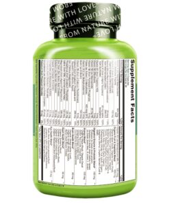 Alternative view of NATURELO Whole Food Multivitamin for Women - with Vitamins, Minerals, & Organic Extracts - Supplement for Energy and Heart Health - Vegan - Non GMO - 120 Capsules 120 Count (Pack of 1)
