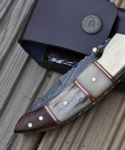 Perkin - Handmade Damascus Pocket Knife - Beautiful Folding Knife 14 81rBI6WigeL