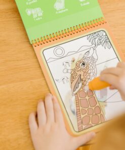 Melissa & Doug On the Go Water Wow! Reusable Water-Reveal Activity Pads, 2-pk, Vehicles, Animals - Party Favors, Stocking Stuffers, Travel Toys For Toddlers, Mess Free Coloring Books For Kids Ages 3+ Bundle: Vehicles, Animals 35 81rBOZr2uFL 1