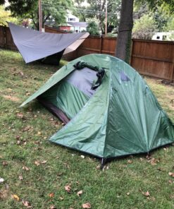 Forceatt Camping Tent 2/3/4 Person, Professional Waterproof & Windproof Lightweight Backpacking Tent Suitable for Outdoor,Hiking,Camping, Mountaineering and Travel 2 people-Dark green 43 81rFYGP b9L