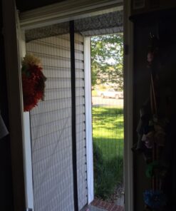 Markline Magnetic Screen Door Heavy Duty Mesh Hands-Free Retractable Full Frame Velcro Fits Door Openings up to 34"x82" MAX 38 81rFzNSq62L