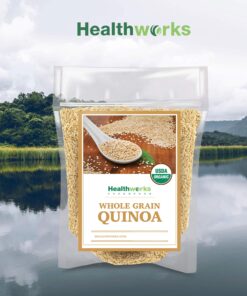 Healthworks Quinoa White Whole Grain Raw Organic (80 Ounces / 5 Pounds) | Protein, Fiber & Iron | Peruvian Origin | Rice & Pasta Substitute 20 81rHUTF4M7L