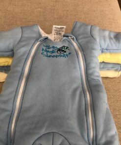 Baby Merlin's Magic Sleepsuit - 100% Cotton Baby Transition Swaddle - Baby Sleep Suit - Cream - 6-9 Months 34 81rHy3PKQL