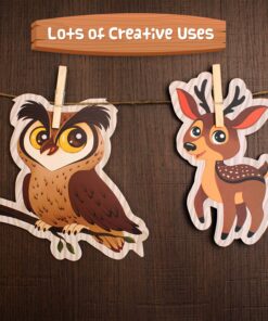 Woodland Baby Shower Party Supplies - 23 Forest and Animals Figures Decorations for Woodland Creatures Party or Nursery Decor 24 81rI9AeFteL