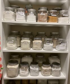 Anchor Hocking 1-Gallon Cracker Jar with Lid, Brushed Aluminum, Set of 4 1 Gallon Cracker Jar 17 81rIMOp3zpL