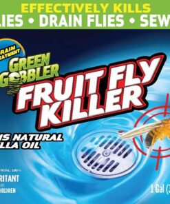 Fruit Fly Goodbye Gel Drain Treatment | Drain Fly Killer | Fruit Fly Killer | Drain Flies Treatment | Fruit Flies Treatment | Drain Fly & Fruit Fly Eliminator (1 Gallon) 28 81rJLgxiL 1