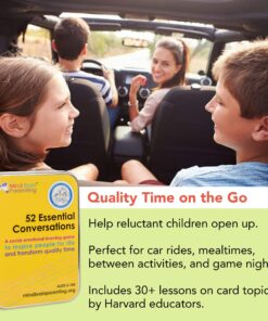 52 Essential Conversations by Harvard Educator for Home, Therapy, Speech, School Classroom - Conversation Cards for Kids, Family, Teacher & Counselor to Build Growth Mindset & Communication Skills Conversation Skills 15 81rJfUsfAL