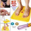 AHCS ACUPRESSURE HEALTH CARE SYSTEMS Power Mat with Magnets n Pyramids for Pain Relief Useful for Heel Knee Leg Pain, Sciatica, Cramps, Migraine (Multi-Colour) 43 81rNDJV4K1L
