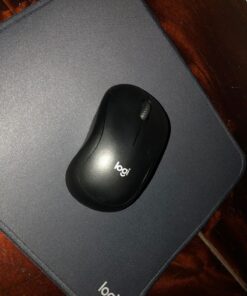 Logitech M185 Wireless Mouse, 2.4GHz with USB Mini Receiver, 12-Month Battery Life, 1000 DPI Optical Tracking, Ambidextrous, Compatible with PC, Mac, Laptop - Black USB Receiver 22 81rNuUWzHdL