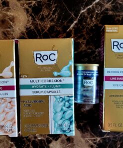 RoC Retinol Correxion Under Eye Cream for Dark Circles & Puffiness, Daily Wrinkle Cream, Anti Aging Line Smoothing Skin Care Treatment 0.5 oz (Packaging May Vary) 0.5 Fl Oz (Pack of 1) 37 81rNxjyaxVL