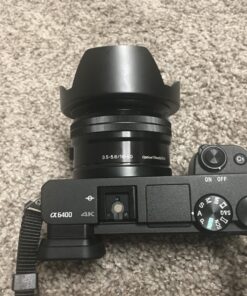 Fotodiox Reversible Lens Hood Kit for E-Mount PZ 16-50mm F3.5-5.6 OSS E-Mount Power Zoom Lens, Reversible Tulip Flower Hood w/Cap 42 81rOihk99qL