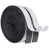 MAGZO Weather Stripping Door Seal, 1 Inch Wide X 1/8 Inch Thick Adhesive Foam Tape Soundproof Weatherstripping for Windows, 2 Rolls Total 33FT Black 1in * 1/8in * 33FT
