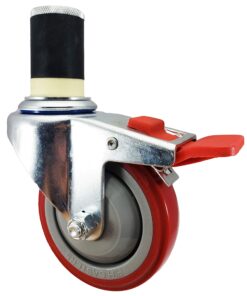 NSF Certified - 4 inch Caster Wheel Set For Commercial Kitchen Prep Tables, Total Locking Casters - CasterHQ Brand 11 81rPmAtcYXL