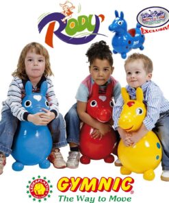 Rody Horse Inflatable Bounce & Ride, Matty's Toy Stop Exclusive Blue & Red (7024) with Pump 11 81rQcxB1wWL
