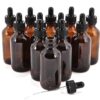 Vivaplex 12, Amber, 2 oz Glass Bottles, With Glass Eye Droppers 57 81rRou2X5qL