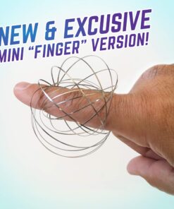 Original GeoFlux Mesmerizing 3-D Kinetic Sculpture & Interactive Spring Toy (Duo: 1 Large + 1 Finger-Size) Duo: 1 Large + 1 Finger-size 11 81rSRNV4JL