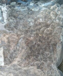 WAZHRMGHG 99FT Clear Acrylic Crystal Garland Strands Hanging Chandelier Bead Chain Ornament String Decorations for Manzanita Centerpiece Christmas Tree Wedding Party Celebration (99FT(30M)) 99FT(30M) 33 81rTFSg6MRL