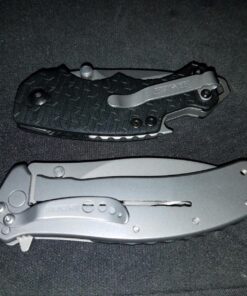 Kershaw Zing SS Pocketknife, 3" 8Cr13MoV Stainless Steel Blade, Assisted Thumb-Stud and Flipper Opening EDC 53 81rTiupCzyL