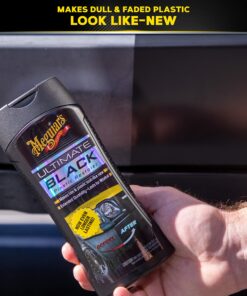 Alternative view of Meguiar's Ultimate Black Plastic Restorer - Restores Black Plastic & Faded Trim Pieces While Adding Durability & UV Protection - 12 Oz