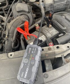 NOCO Boost Sport GB20 500 Amp 12-Volt UltraSafe Lithium Jump Starter Box, Car Battery Booster Pack, Portable Power Bank Charger, and Jumper Cables for Up to 4-Liter Gasoline Engines, 400 Amps,Black 52 81rUl3B1IxL