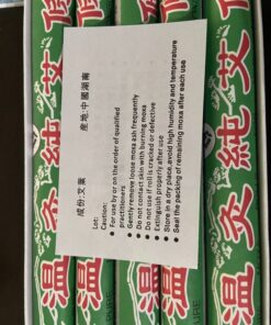 Pure Moxa Rolls for Mild Moxibustion (Box of 10 Rolls) - 1 box 19 81rVxSuzjML