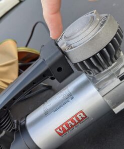 VIAIR 88P - 00088 Portable Compressor Kit with Alligator Clamps, Tire Inflator, Tire Air Pump, 12V, 120 PSI, for Up to 33 Inch Tires Air Compressor 42 81rWdsGvfL