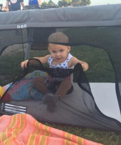 Guava Lotus Travel Crib with Lightweight Backpack Design | Certified Baby Safe Portable Crib | Folding Play Yard with Comfy Mattress for Babies & Toddlers | Compact Baby Travel Bed 46 81rX l4rLAL