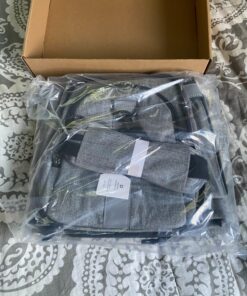 Convertible Garment Bag with Shoulder Strap, Modoker Carry on Garment Duffel Bag for Men Women - 2 in 1 Hanging Suitcase Suit Travel Bags (Grey) Ash Grey 47 81rXQQhTSL