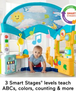 Fisher-Price Laugh & Learn Baby & Toddler Playset Smart Learning Home Interactive Playhouse with Smart Stages Content for Ages 6+ Months (Amazon Exclusive) 21 81rXYgFLThL