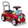 Radio Flyer Busy Buggy, Sit to Stand Toddler Ride On Toy, Ages 1-3, Red Kids Ride On Toy, Large