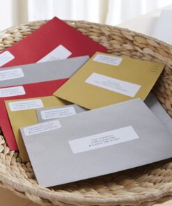 DYMO Authentic LW White Mailing Address Labels, DYMO Labels for LabelWriter Label Printers, 1-1/8" x 3-1/2", 2 Rolls of 350 (700 Total) 14 81rYghae8MS