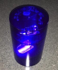 Coffeevac 1 lb - The Ultimate Vacuum Sealed Coffee Container, Blue Tint Cap & Body 21 81raB10KBXL