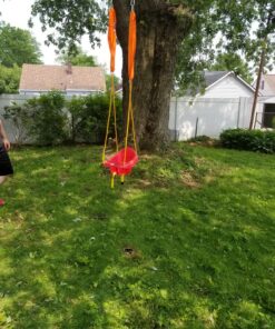 Tree Swing Hanging kit Straps, (Set of 2) Extra Long 10tf Each. Super Strong 5,000lbs + 2 Carabiners. for Swing Sets, Web Swings, Hammock & Tire Swing 42 81raBWc2IsL